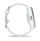 Venu 3 Silver stainless steel bezel with whitestone case and silicone band - 010-02784-00- Garmin